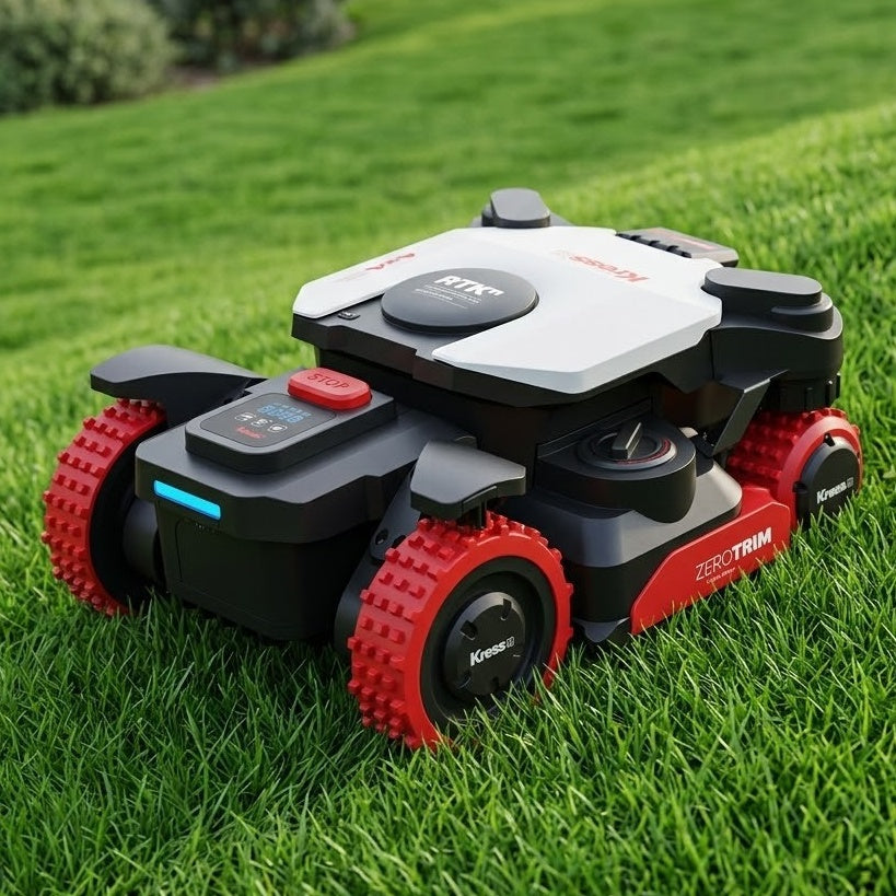 Kress KR283E EyePilot® robotmaaier 4×4 tot 3000m² – AWD, 4G & kanten maaien