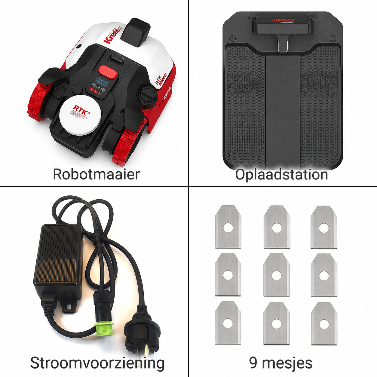 Kress KR273E EyePilot® robotmaaier tot 3000m² – 4G & kanten maaien