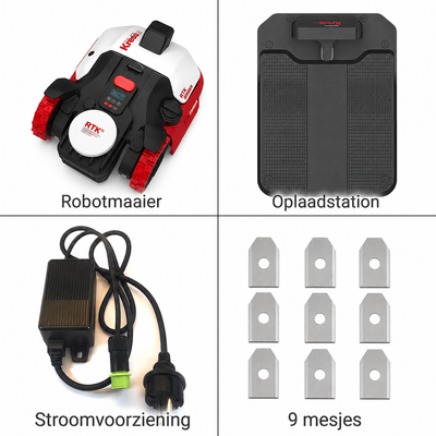 Kress KR273E EyePilot® robotmaaier tot 3000m² – 4G & kanten maaien
