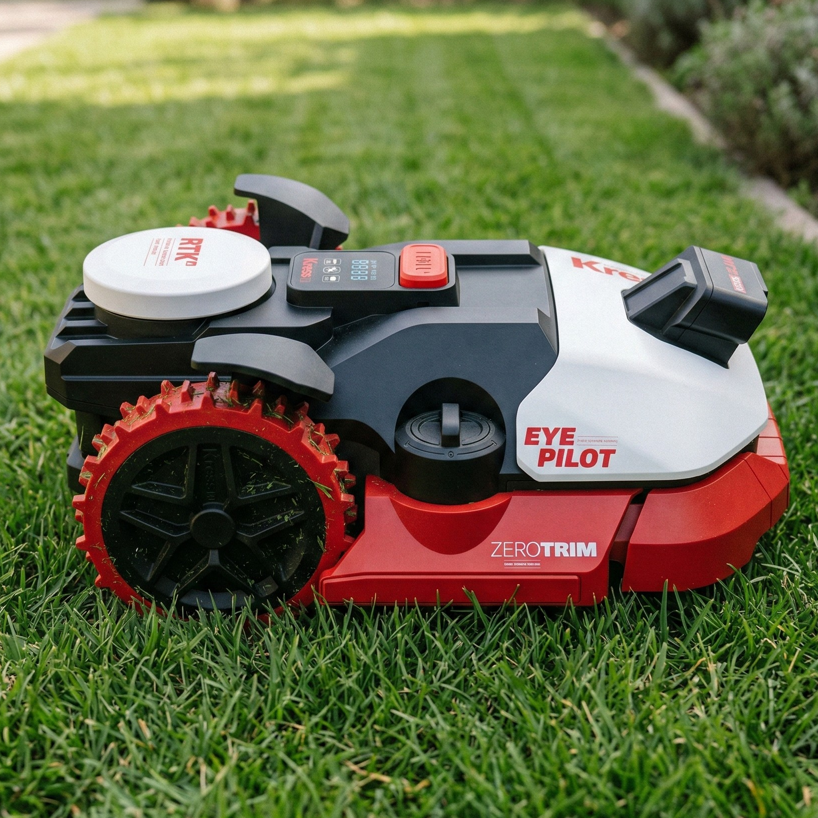 Kress KR273E EyePilot® robotmaaier tot 3000m² – 4G & kanten maaien