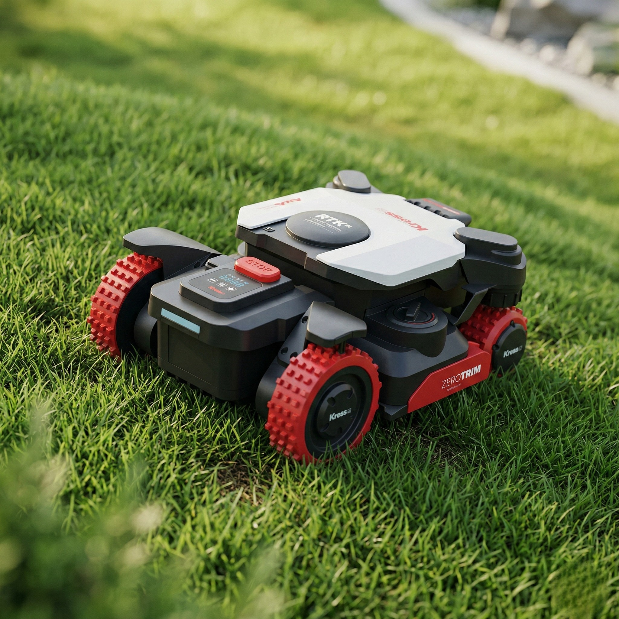Kress KR281E EyePilot® robotmaaier 4×4 tot 1500m² – AWD, 4G & kanten maaien